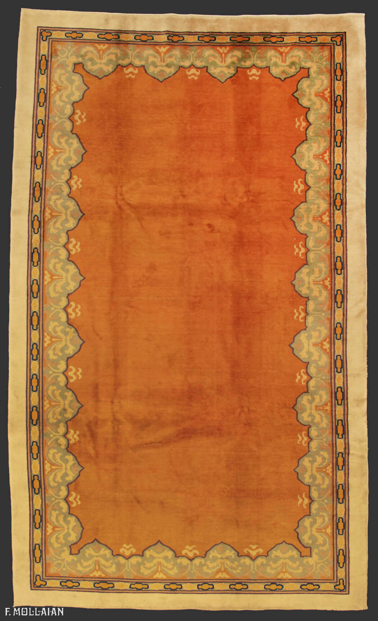 Большой старинный пекинский ковер Николя (Китай) n:62039162